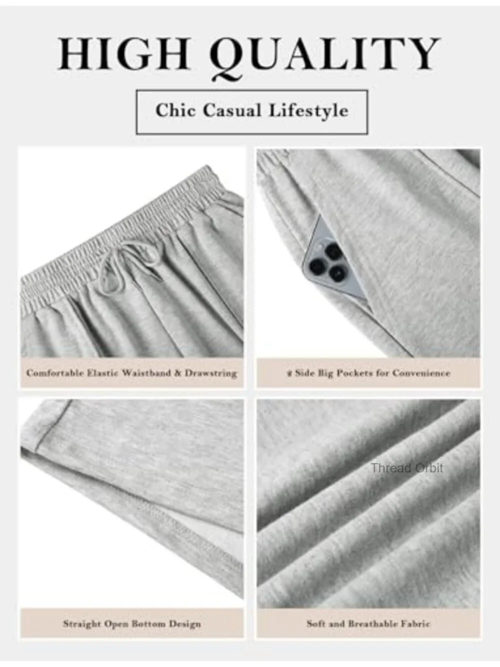 High Waisted Bermuda Shorts Athletic Pockets Drawstring Summer Lounge